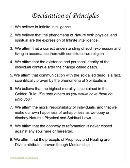 Declaration of Principles